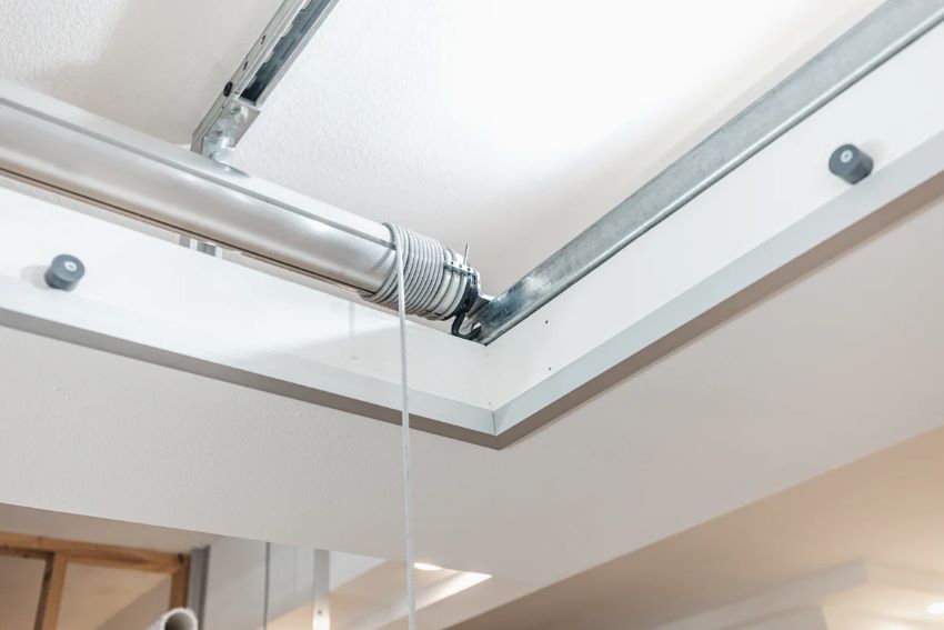 Attic Lift 20.75" X 44" & 28.75" X 56" 400LBS Automatic Lift With Easy-Use Remote Control For Storage Organization