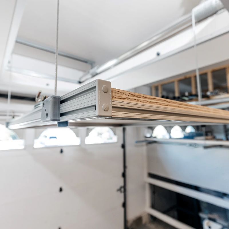 Attic Lift 20.75" X 44" & 28.75" X 56" 400LBS Automatic Lift With Easy-Use Remote Control For Storage Organization
